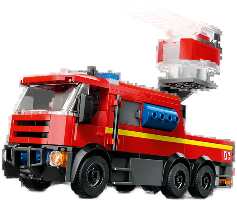Lego system fire station sales