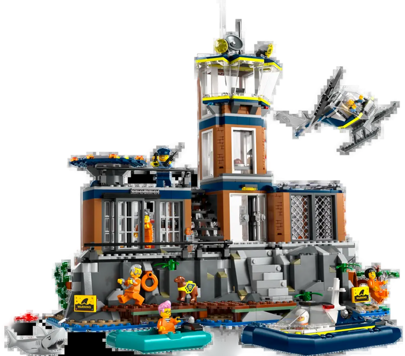 Lego police best sale prison