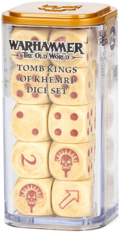 Warhammer The Old World Tomb Kings Of Khemri Dice Set warhammer-the-old-world-tomb-kings-of-khemri-dice-set