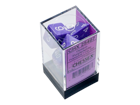 Chessex - Polyhedral 7 Dice Set - Purple w/White