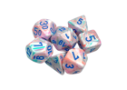 Chessex - Festive Polyhedral 7 Dice Set - Pop Art Blue - Image 3
