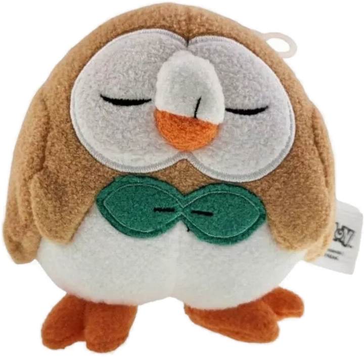 Sleeping rowlet top plush