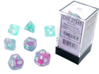 Chessex - Nebula Polyhedral 7 Dice Set - Luminary Wisteria/White