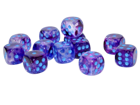 Chessex - Nebula 16mm D6 Dice Block - Luminary Nocturnal Blue Dice Block - Image 2