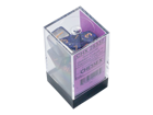 Chessex - Polyhedral 7 Dice Set - Golden Cobalt