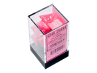 Chessex - Polyhedral 7 Dice Set - Pink w/White