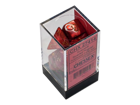 Chessex - Scarab Scarlet/gold Polyhedral 7-Dice Set