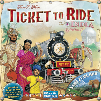 Ticket to Ride Map Collection 2 : India + Switzerland