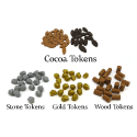 Resource Tokens for Teotihuacan - 100 pieces