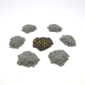 Rubble Tiles for Gloomhaven - 6 Pieces