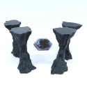 Rock Columns for Gloomhaven - 6 pieces - Image 2
