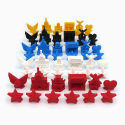 5 Faction Token Set for Scythe - 60 pieces