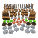 Full Scenery Pack for Jaws of the Lion - Gloomhaven - 114 Pieces