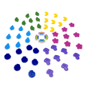 Button Tokens for Calico - 52 Pieces