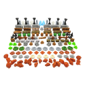 Full Scenery Pack for Gloomhaven - 139 pieces