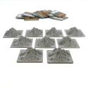 Mountain Tiles for Carson City - 9 pieces