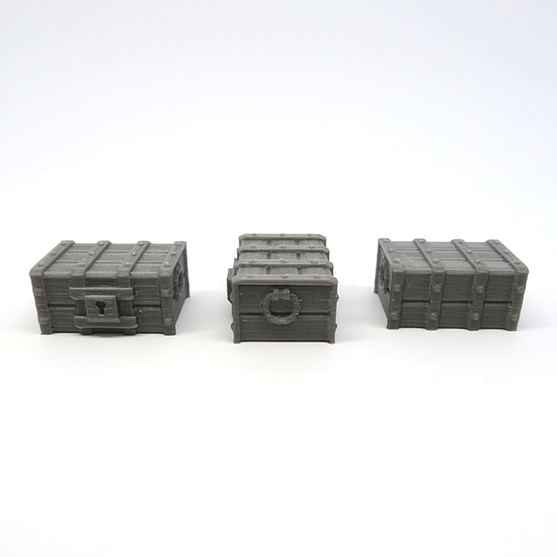 Numbered Treasure Chests for Gloomhaven 5 pieces