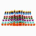 9 Faction Token Set for Scythe - 108 pieces