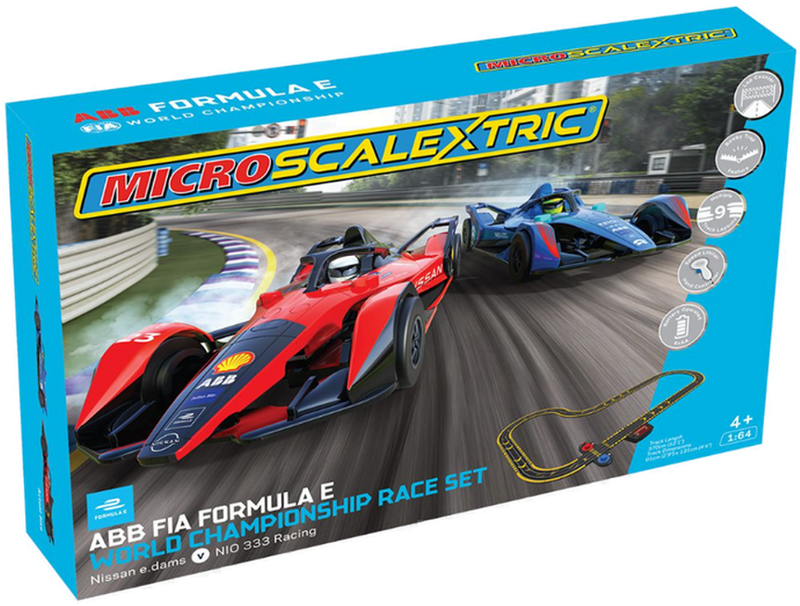 Micro Scalextric Formula E Set Battery Powered Race Set