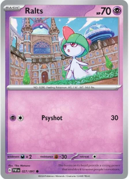 Ralts single card from Pokemon
