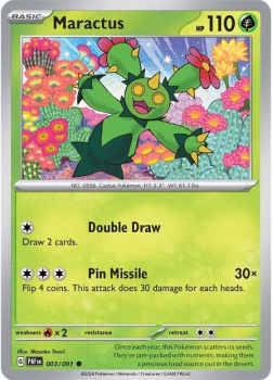 Maractus single card from Pokemon
