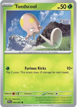 Toedscool single card from Pokemon