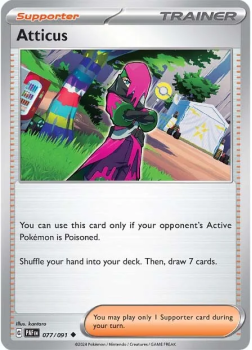 Atticus single card from Pokemon