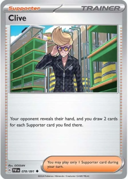 Clive single card from Pokemon