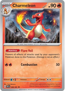 Charmeleon single card from Pokemon