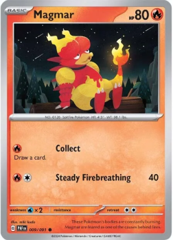 Magmar (REVERSE HOLO) single card from Pokemon