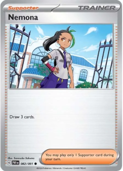 Nemona single card from Pokemon
