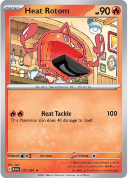 Heat Rotom single card from Pokemon