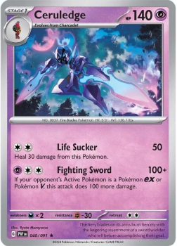 Ceruledge single card from Pokemon