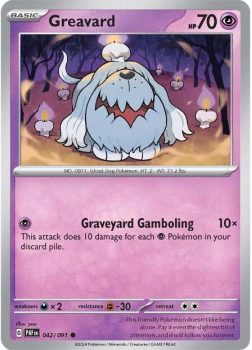 Greavard single card from Pokemon