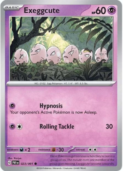 Exeggcute single card from Pokemon