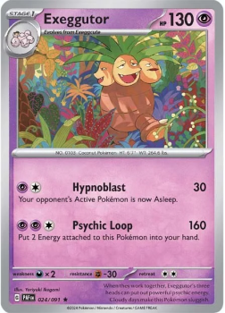 Exeggutor single card from Pokemon