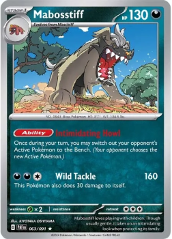 Mabosstiff single card from Pokemon