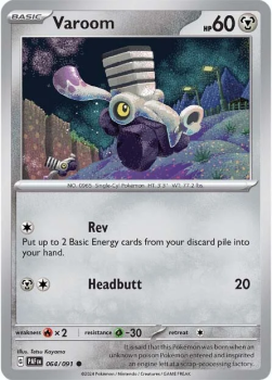 Varoom single card from Pokemon