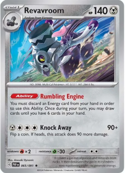 Revavroom single card from Pokemon