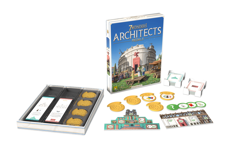 Asmodee - 7 Wonders Architects, Gioco da Tavolo, 2-7 Giocatori, 8+ Anni Asmodee - 7 Wonders Architects, Gioco da Tavolo, 2-7 Giocatori, 8+ Anni