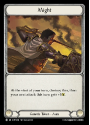 Might // Vigor : HVY241 HEAVY HITTERS - Flesh & Blood Single Card