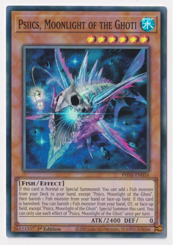 Psiics, Moonlight of the Ghoti (Super Rare) : PHNI-EN016 - Yu-Gi-Oh! Single  Card