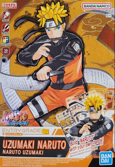 Entry Grade Naruto Shippuden Uzumaki Naruto Model Kit