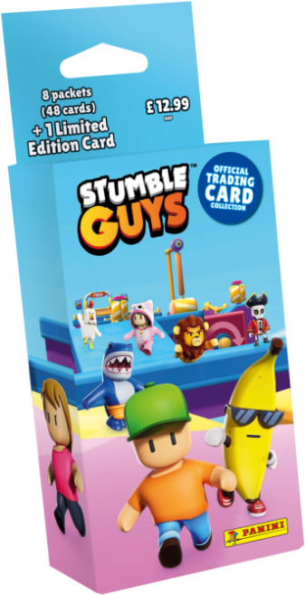 PANINI Stumble Guys Trading Cards 2 Box mit 24 Hüllen 1 Karte Limited Edition PANINI Stumble Guys Trading Cards 2 Box mit 24 Hüllen 1 Karte Limited Edition