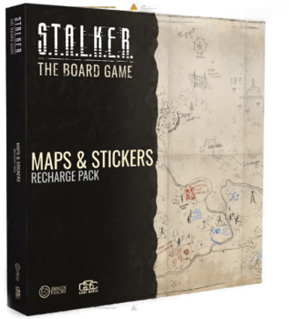 STALKER: The Board Game - Maps & Stickers Recharge Pack
