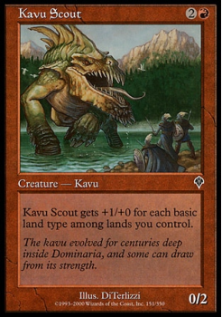 Kavu Scout single card from Magic the Gathering