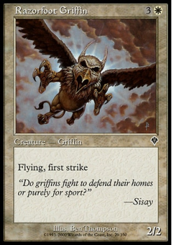 Razorfoot Griffin single card from Magic the Gathering