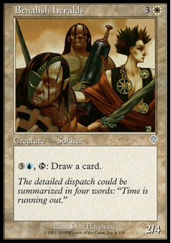 Benalish Heralds single card from Magic the Gathering