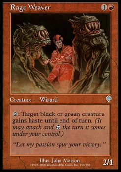 Rage Weaver single card from Magic the Gathering