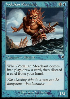 Vodalian Merchant single card from Magic the Gathering